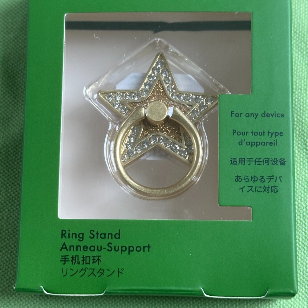 KATE SPADE STARLIGHT PHONE RING STAND:NIB - Picture 6 of 8